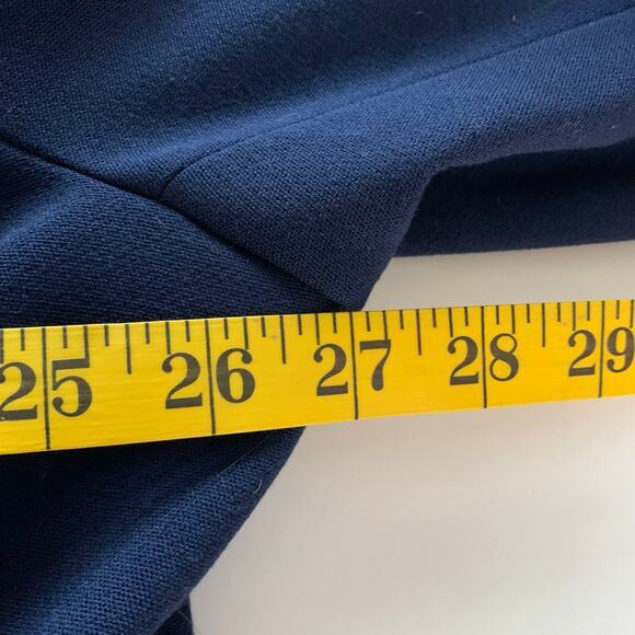 CHICO'S Blazer Military Sargent Pepper Hidden Hook Eye Closure Gold Piping Trim - Picture 14 of 15